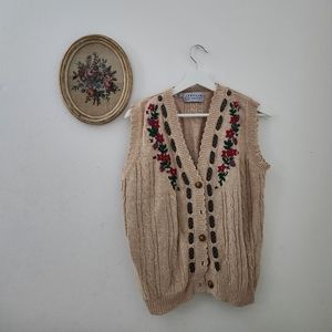 SOLD | Jantzen hand embroidered vest